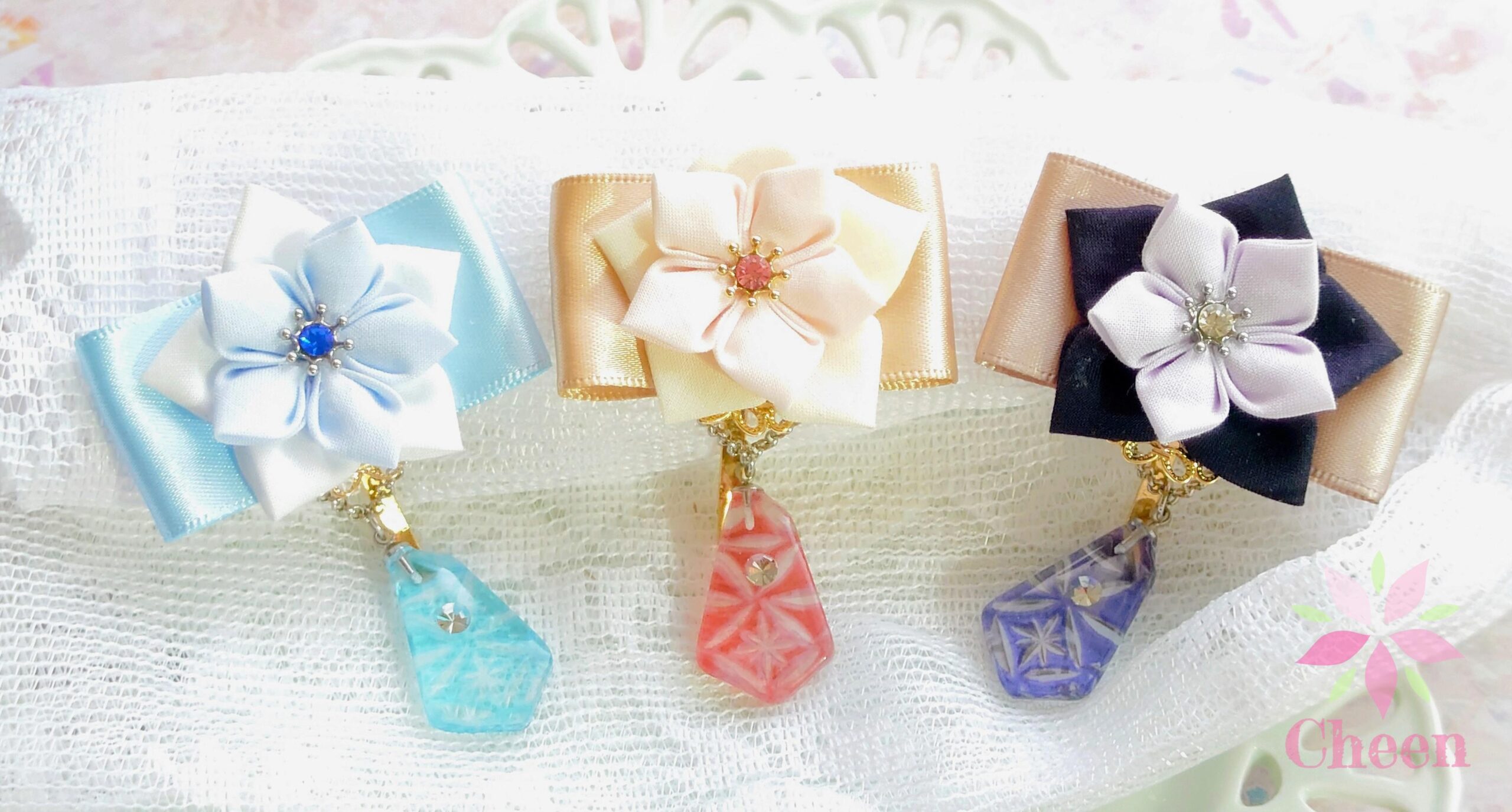 トワイライト（つまみ細工）