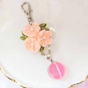 彩丿花飴（ｲﾛﾄﾞﾘﾉﾊﾅｱﾒ）ぴんく×シルバー