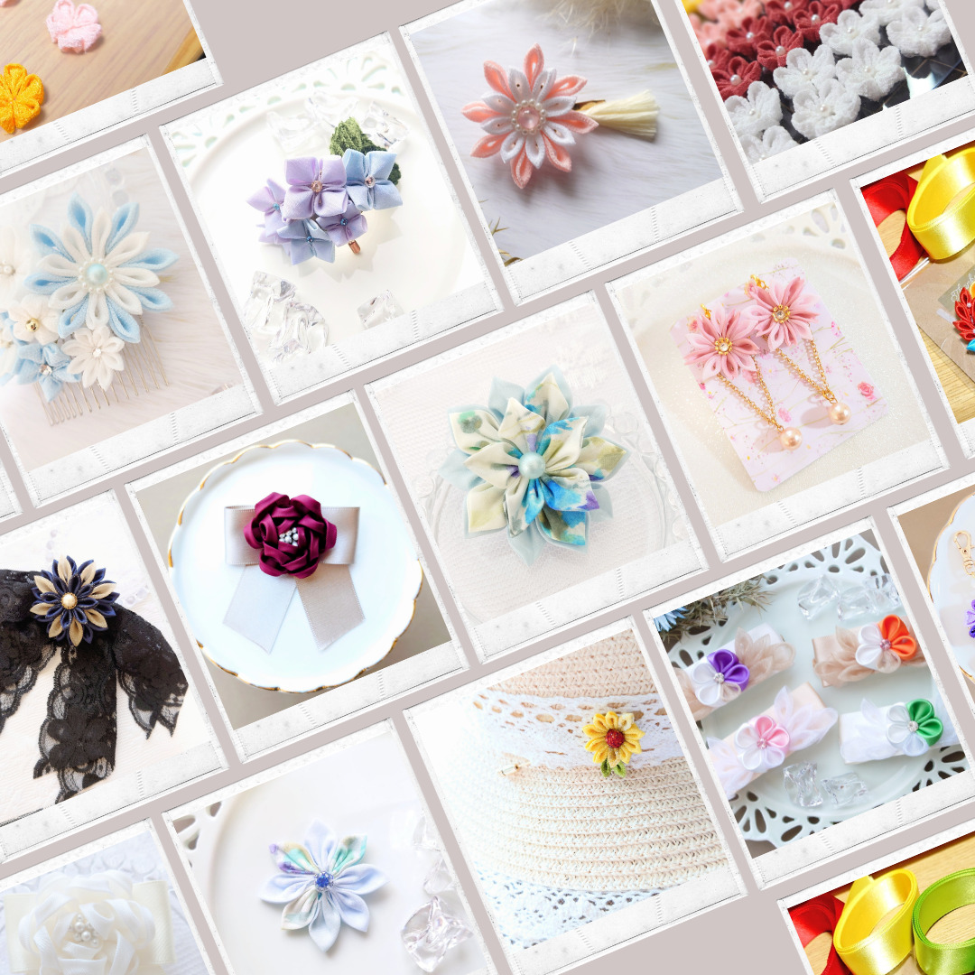 つまみ細工の作品一覧