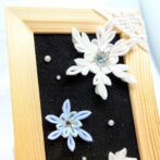 クリスマス☆アートフレーム（雪の結晶）