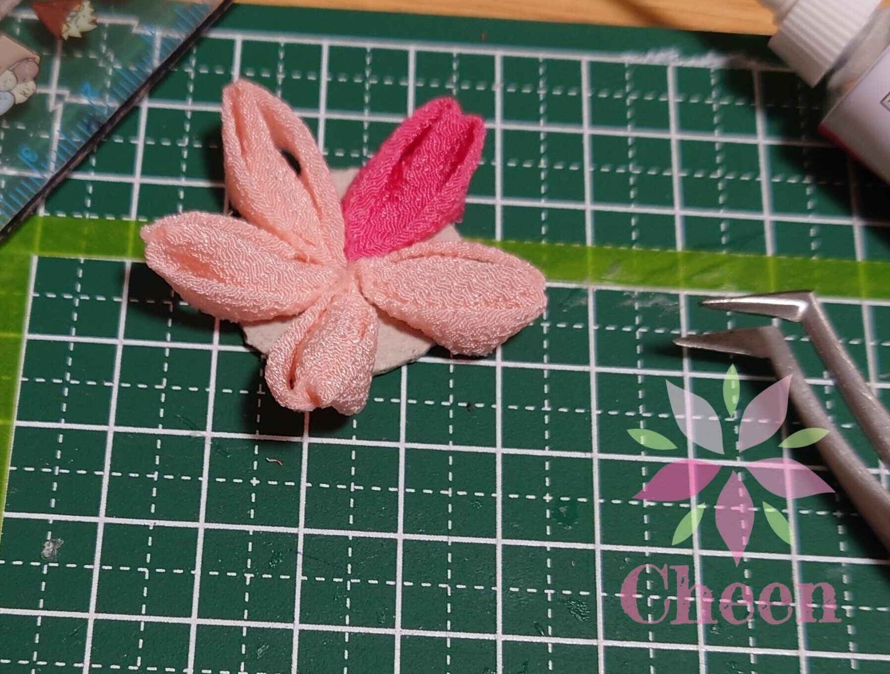 失敗したつまみ細工