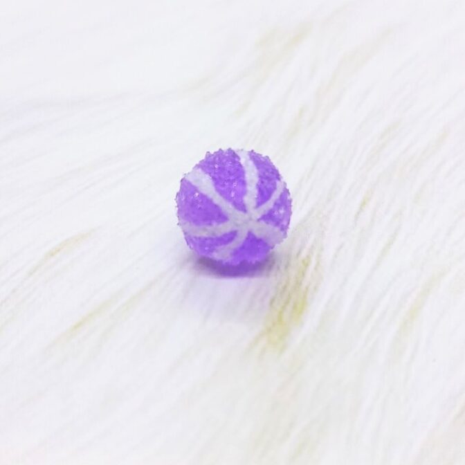 彩飴-ｻｲｼ-（ピアスキャッチ）むらさき