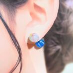 彩飴-ｻｲｼ-（ピアスキャッチ）あお