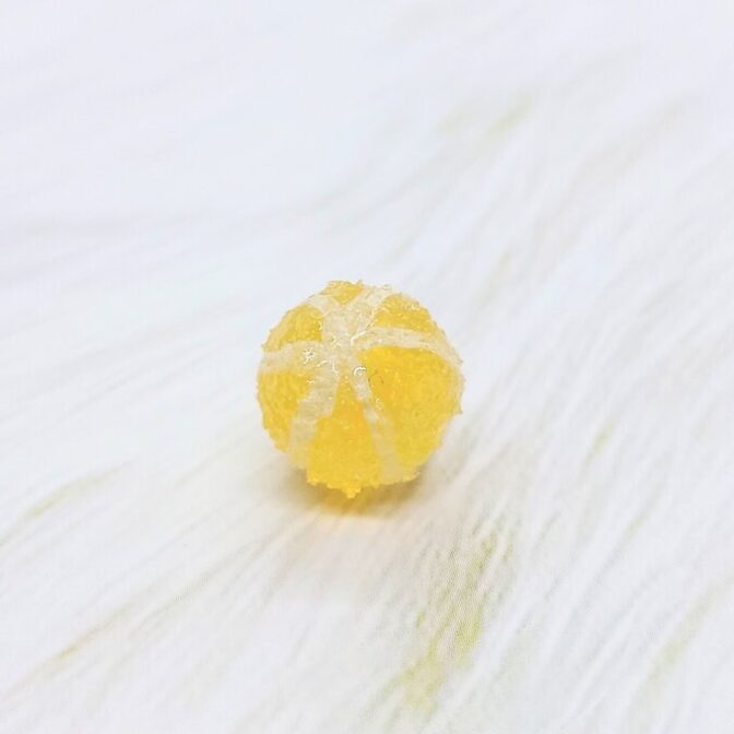 彩飴-ｻｲｼ-（ピアスキャッチ）きいろ