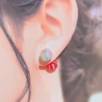 彩飴-ｻｲｼ-（ピアスキャッチ）あか