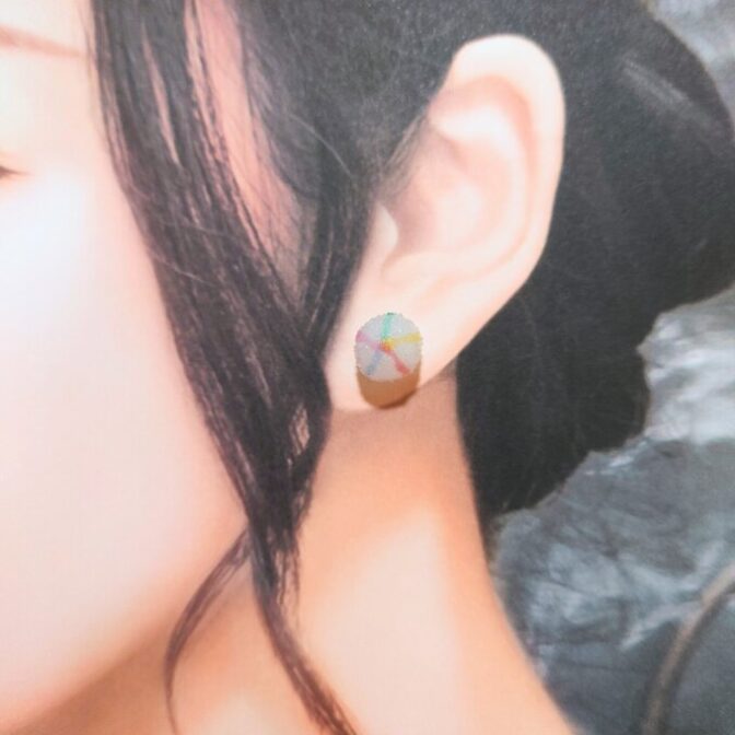 彩飴-サイシ-(ピアス)しろ