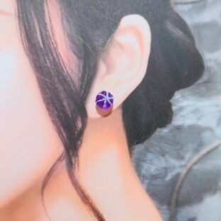 彩飴-ｻｲｼ-（ピアス）むらさき