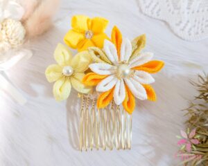 一越ちりめんのかんざし