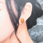 彩飴-サイシ-(ピアス)おれんじ