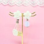 結びの花飴(しろ×シルバー)