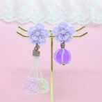 結びの花飴（むらさき×シルバー）