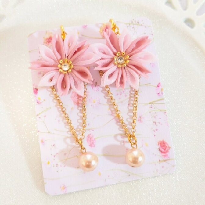 ふわり、桜。（イヤリング）