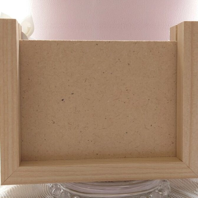 白ユリのフォトフレーム　写真立て　つまみ細工