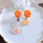 結びの花飴（おれんじ×シルバー）