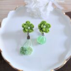 結びの花飴（みどり×シルバー）