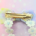 リボンキャンディのヘアクリップ（ブルー）