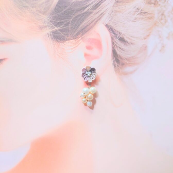 Harvest-ハーベスト-　ピンク（イヤリング）