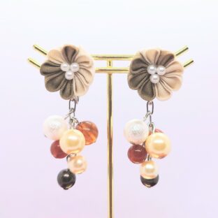 Harvest-ハーベスト-　ブラウン（イヤリング）