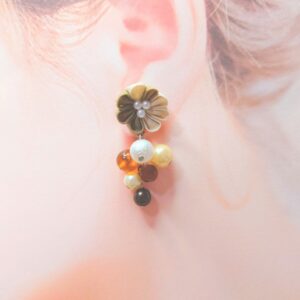 Harvest-ハーベスト-　ブラウン（イヤリング）