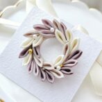 環-tamaki-ブローチ　ナチュラルカラー