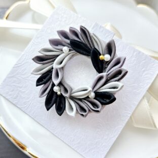 環-tamaki-ブローチ モノトーンカラー