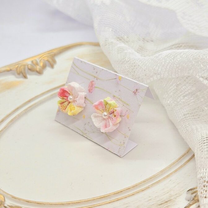 砂糖菓子のピアス(桜)